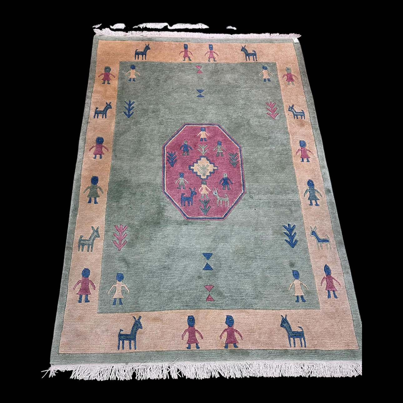 A CARPET, Gabbeh, 204x142 cm.