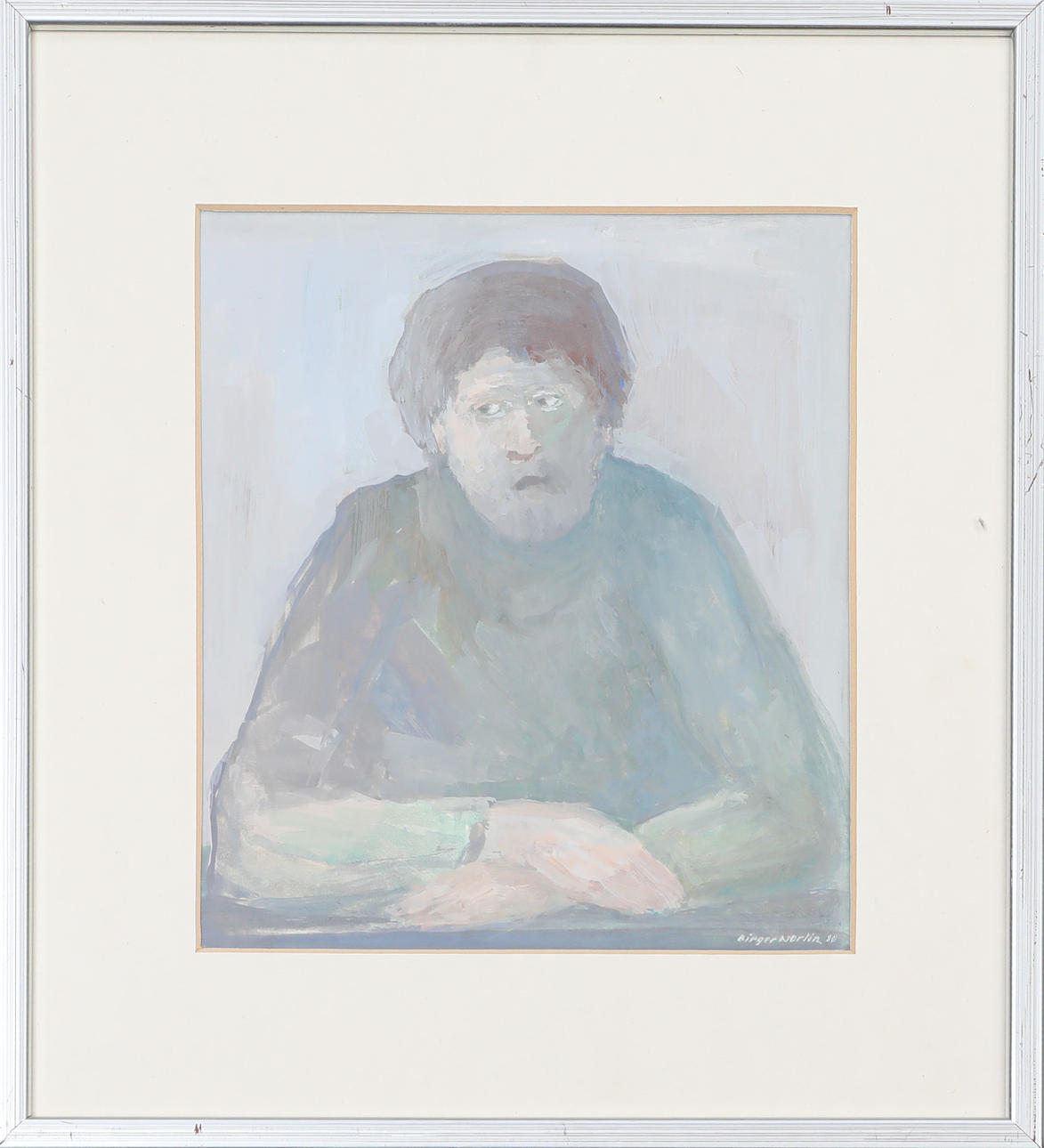 BIRGER NORLIN. Watercolour, signed and dated -80.