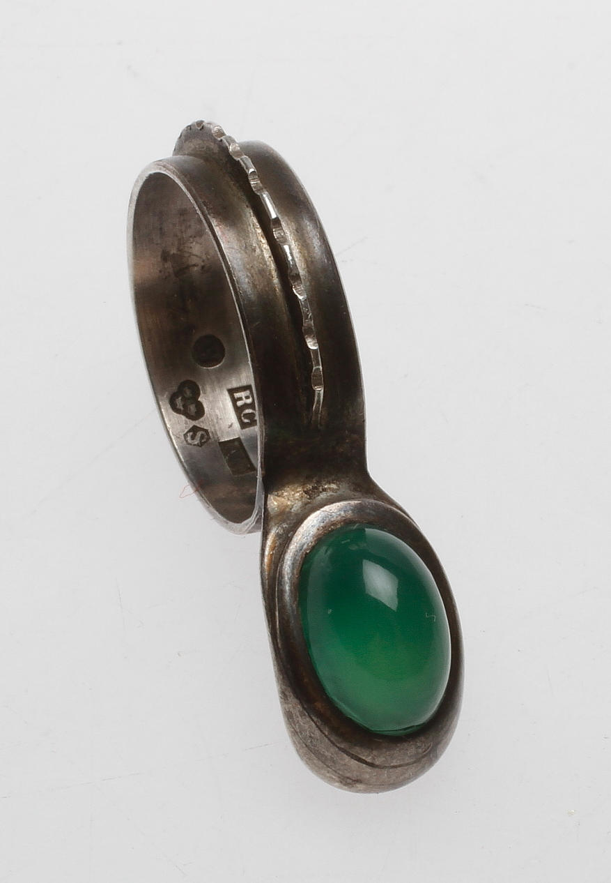 RING, silver, 1970-tal.