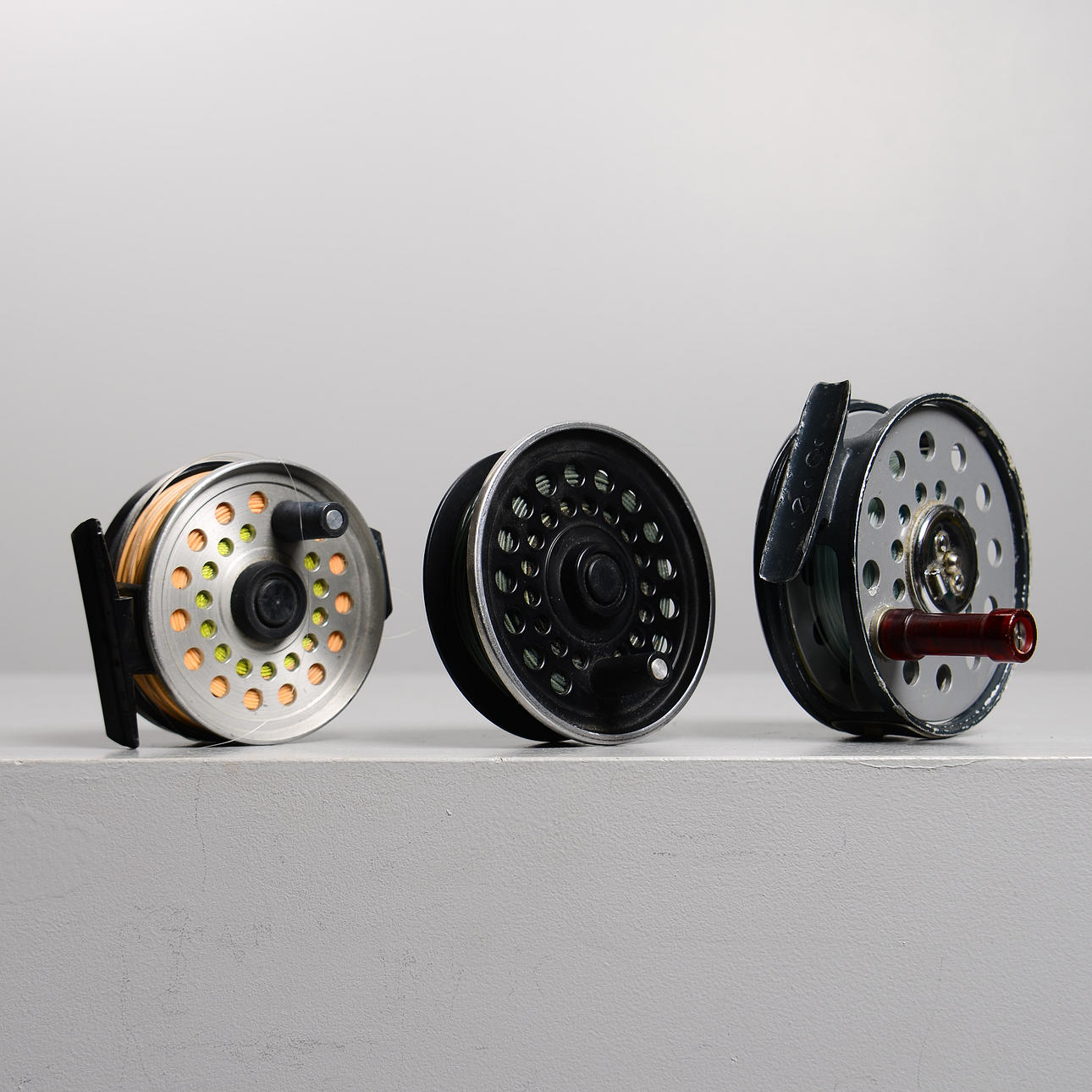 FLUGFISKERULLAR, 3 st, bl.a Garcia & Rainbow.