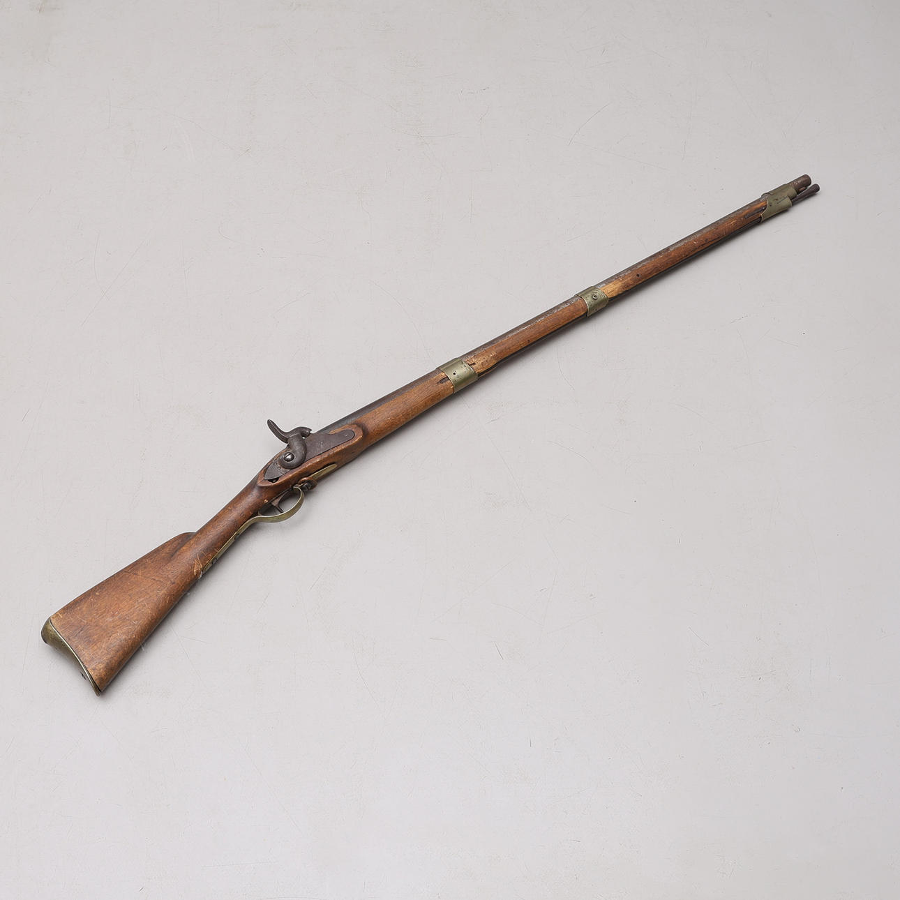 IMPACT LOCK RIFLE, m/1815-49, caliber 19 mm. Weapons & Militaria - Guns ...