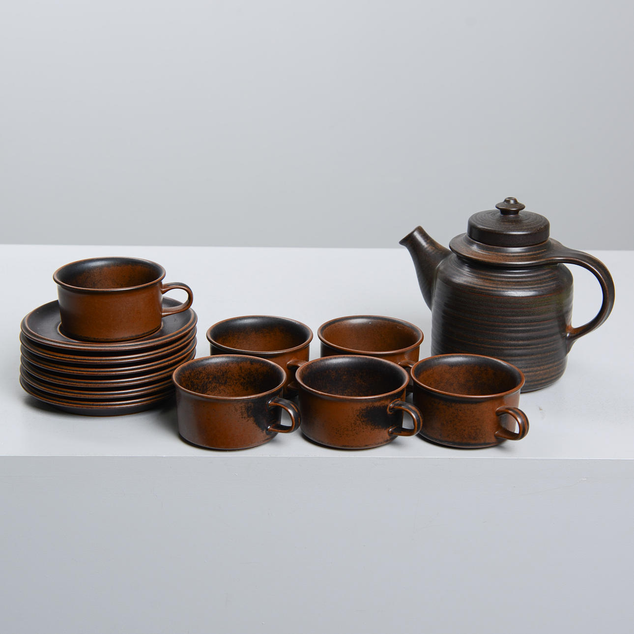 ULLA PROCOPÉ. Teesetti, 7 kpl, ”Ruska”, Arabia, Suomi.