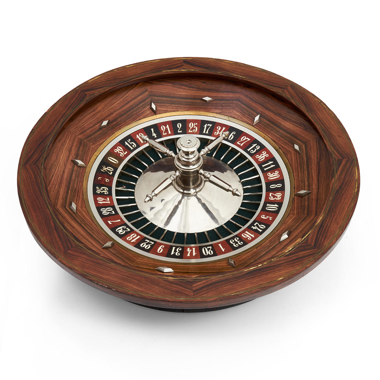 Una ruleta Jost Paris, años 20, jacarandá.