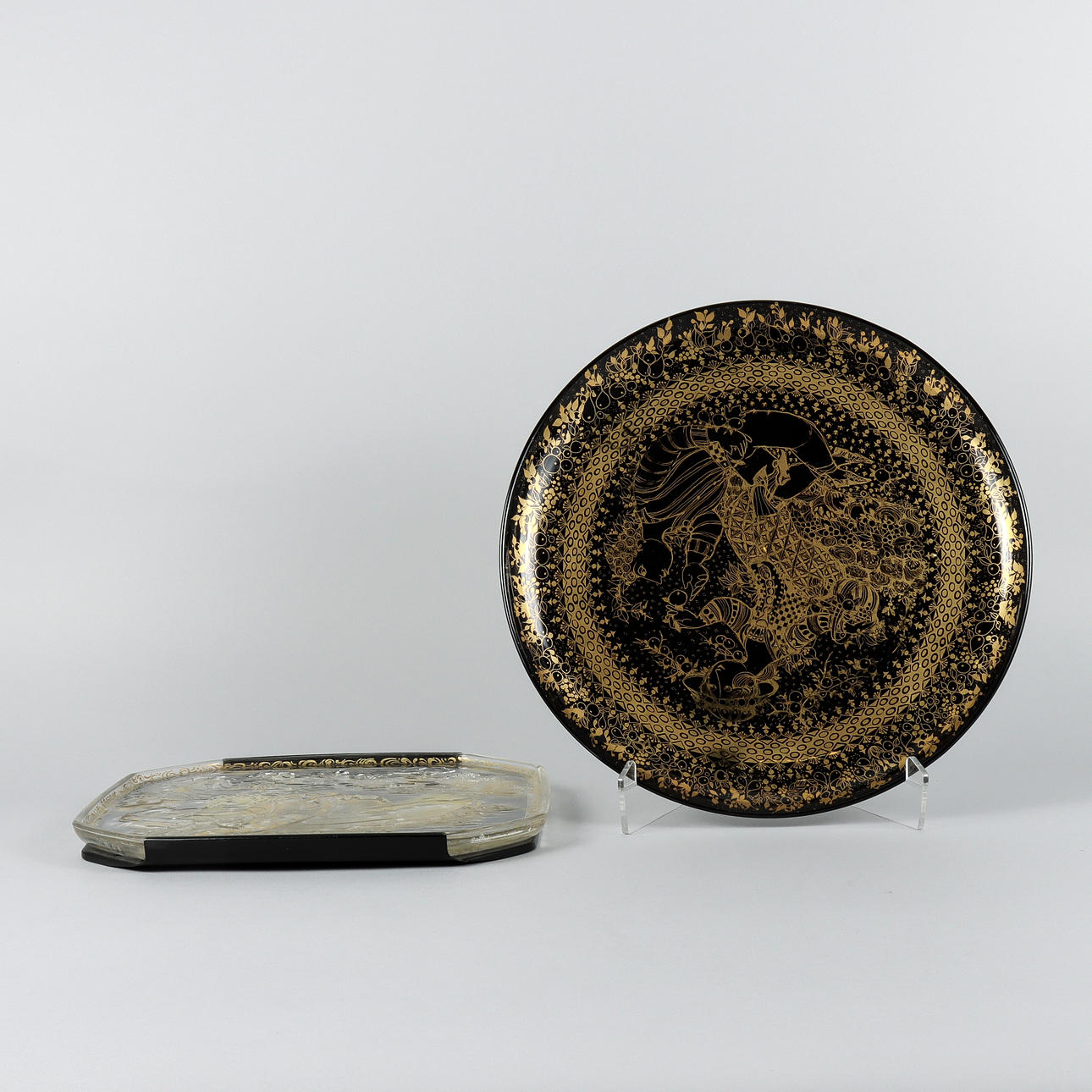 BJÖRN WIINBLAD. 2 pieces barrels Rosethal.