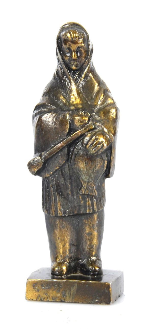 AXEL OLSSON. Bronsskulptur.