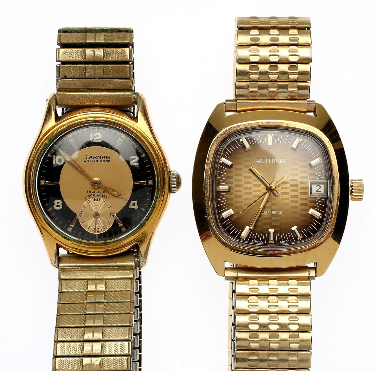 ARMBANDSUR, 2 st, Tärnan samt Rutina, 1900-talets sista del.