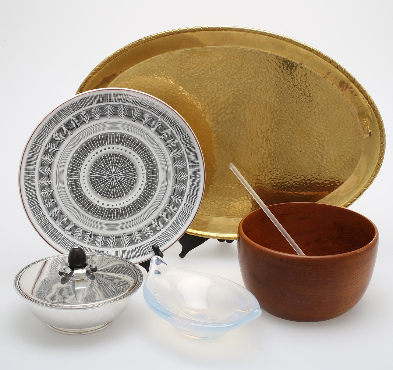 BRICKA, SKÅLAR, FAT, Ingrid Atterberg, Bröd. Kjellström m.m.