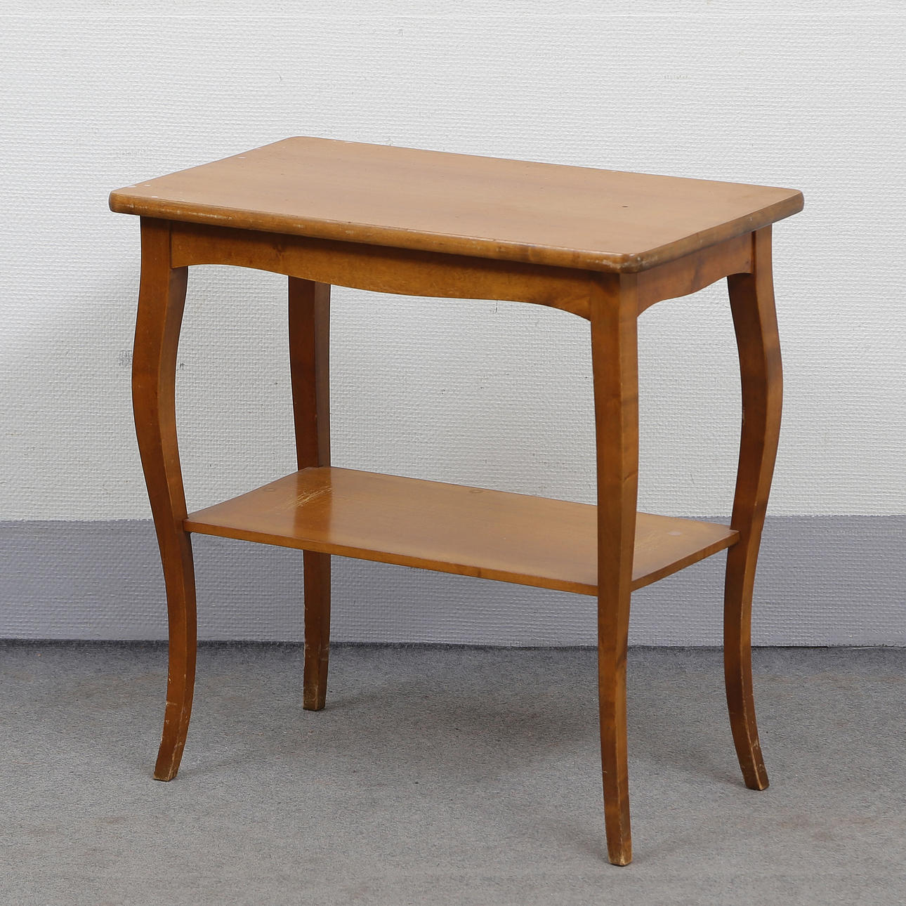 RADIO DESK, ELM, 1940S.