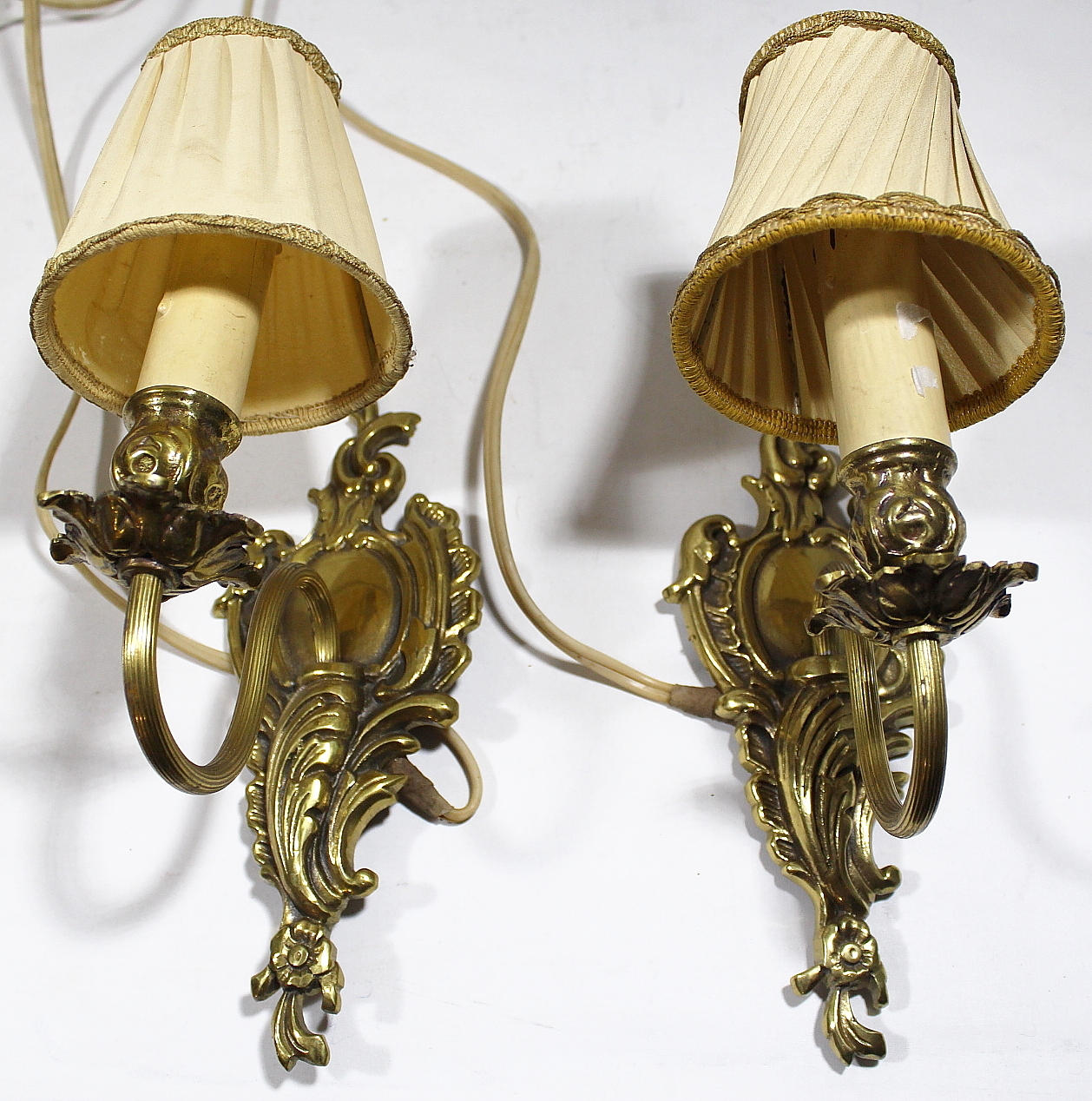 LAMPETTER, paret, mässing.