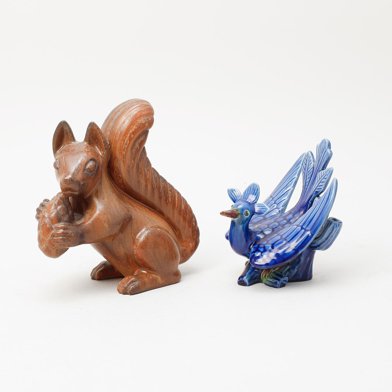 GUNNAR NYLUND. Figurines, 2 pieces, stoneware.