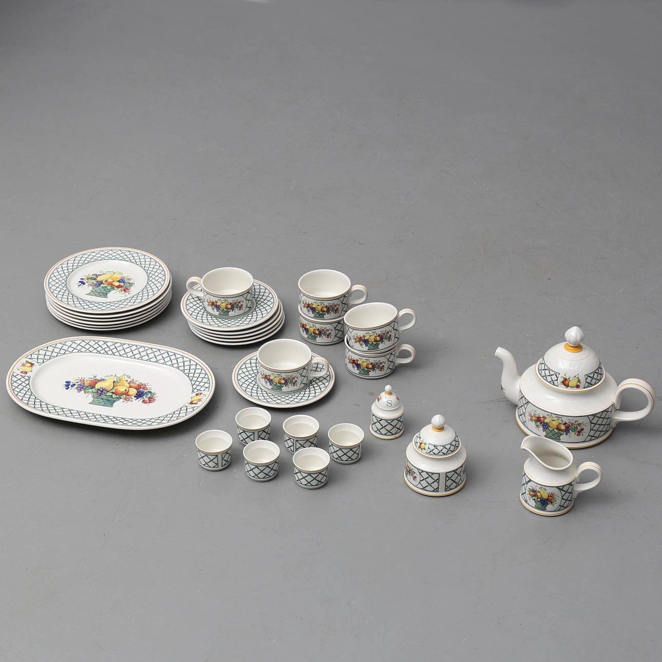 TESERVIS, 29 delar, 'Basket' Villeroy & Boch.