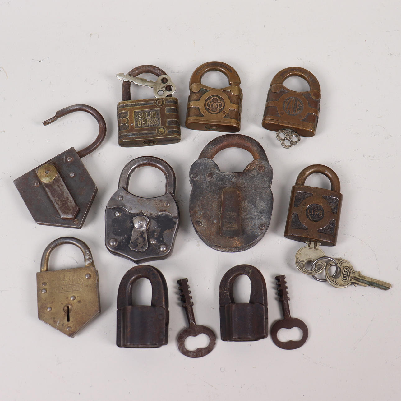 HÄNGLÅS, T.A Hellberg polhemslås m fl, 10st.