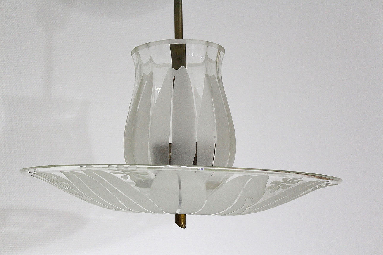 TAKLAMPA, glas, Bo Notini, Glössner 1945.