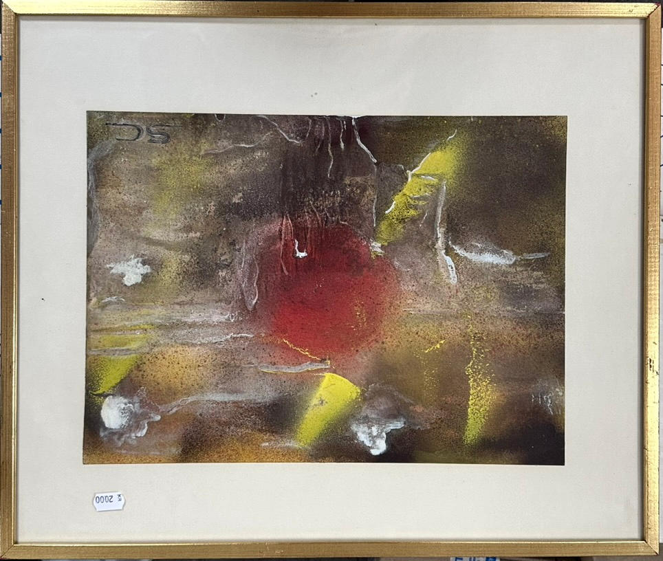 OIDENTIFIERAD KONSTNÄR. Oil on cardboard.