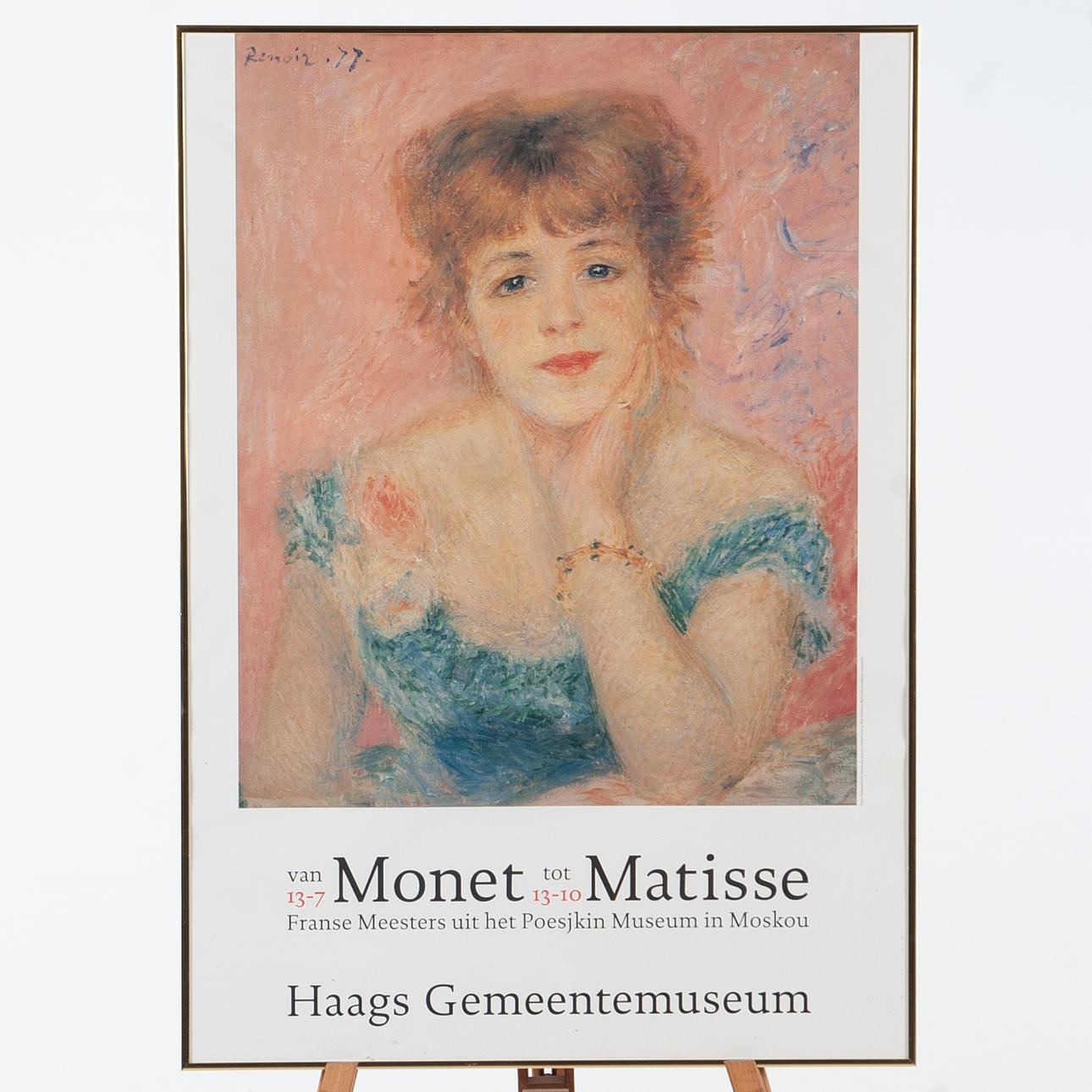 POSTER, Renoir, The Hague, offset print.