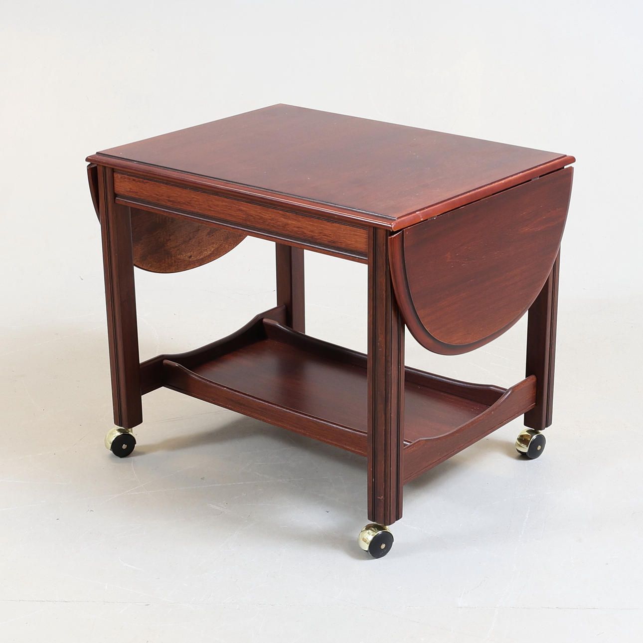 A 20th century dining trolley.