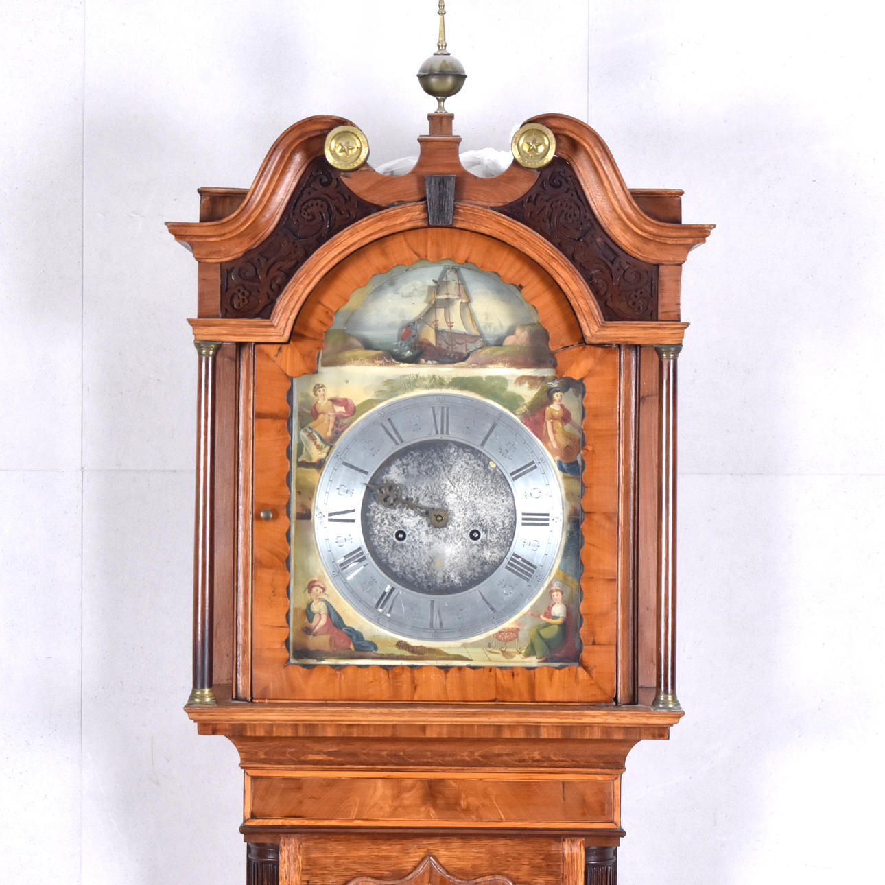 FLOOR CLOCK. Neo-Gothic, 19th century.