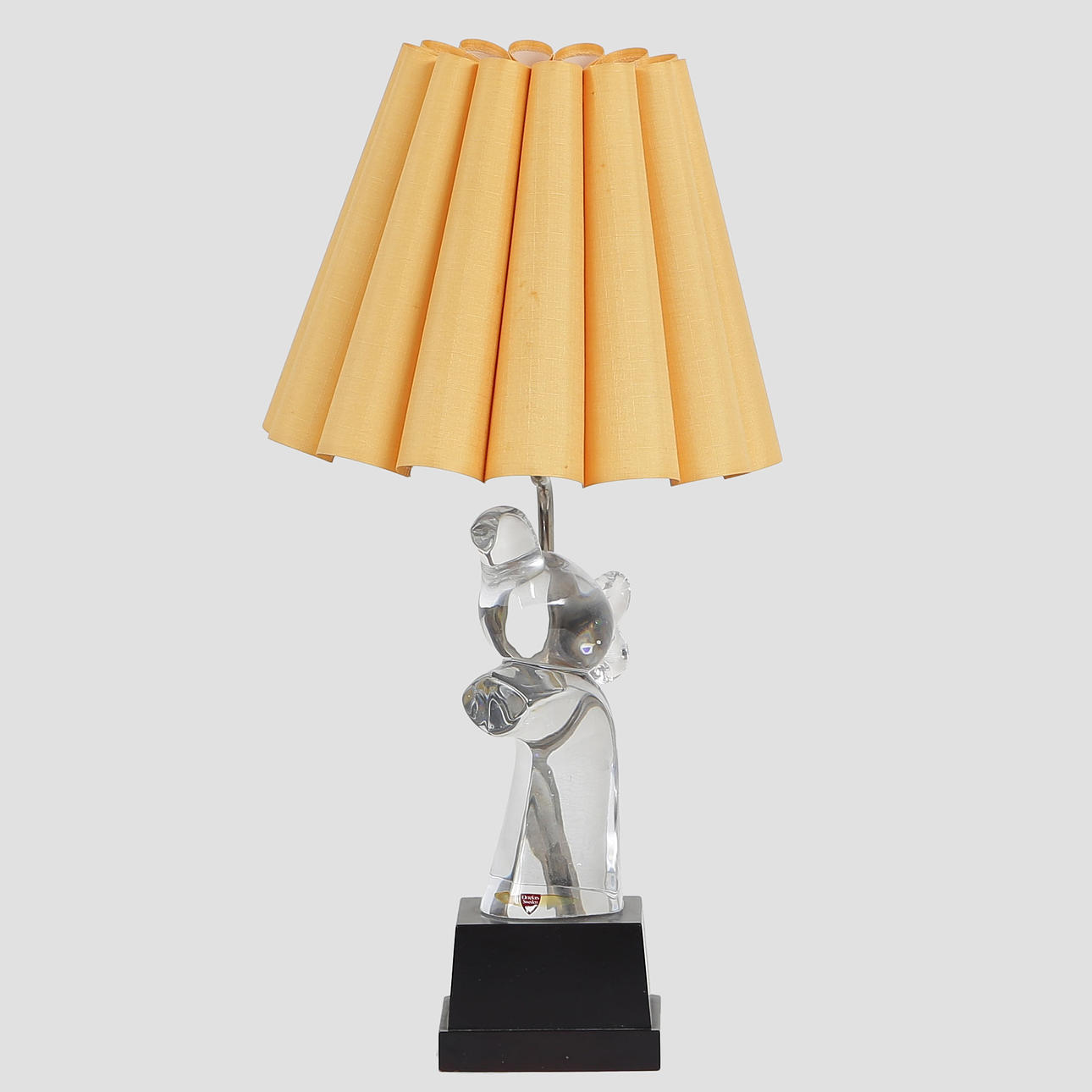 OLLE ALBERIUS. LÁMPARA DE MESA, ORREFORS.