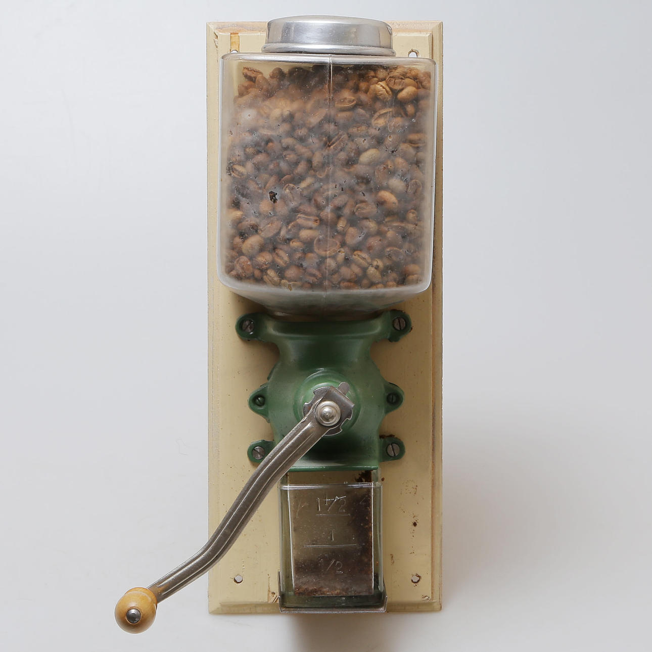 WALL COFFEE GRINDER, 1950S.