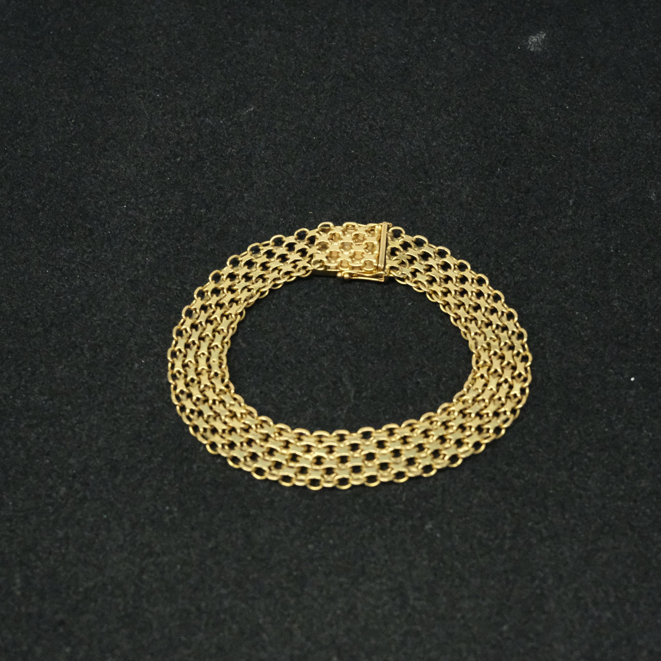 BRACELET, X-LINK, 18K GOLD.