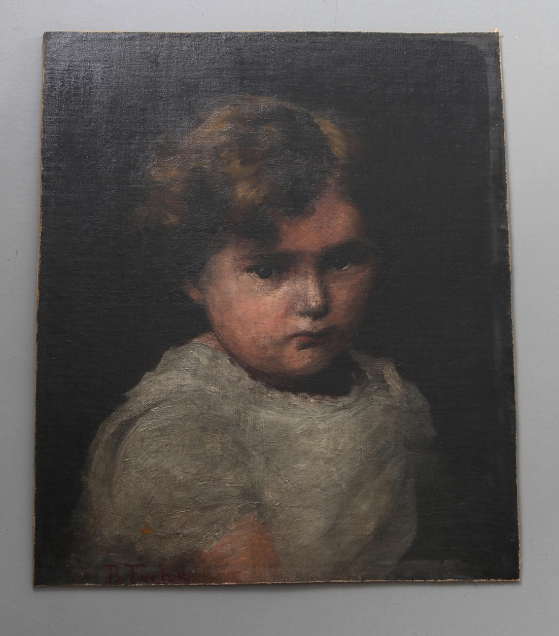 OIDENTIFIERAD KONSTNÄR. signerad R. Fuchs, möjligen Österrike.