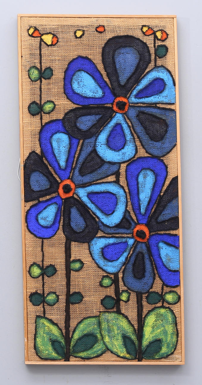 LENNART OLSSON. Jute stitching, framed.