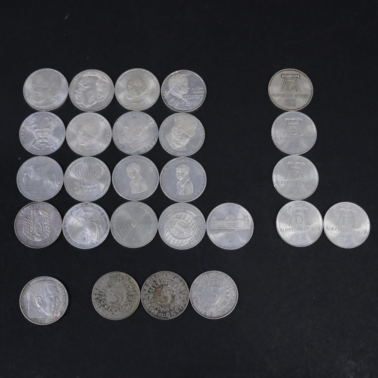 SAMMLERMÜNZEN, SILBER, DEUTSCHLAND.