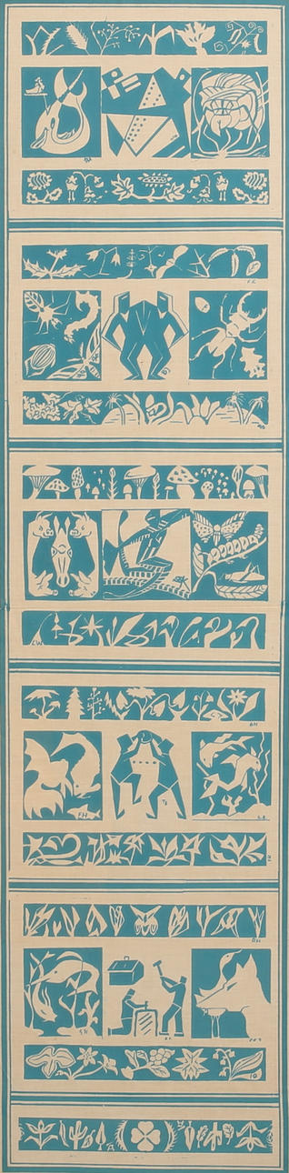 UNIDENTIFIED ARTIST, mixed media.