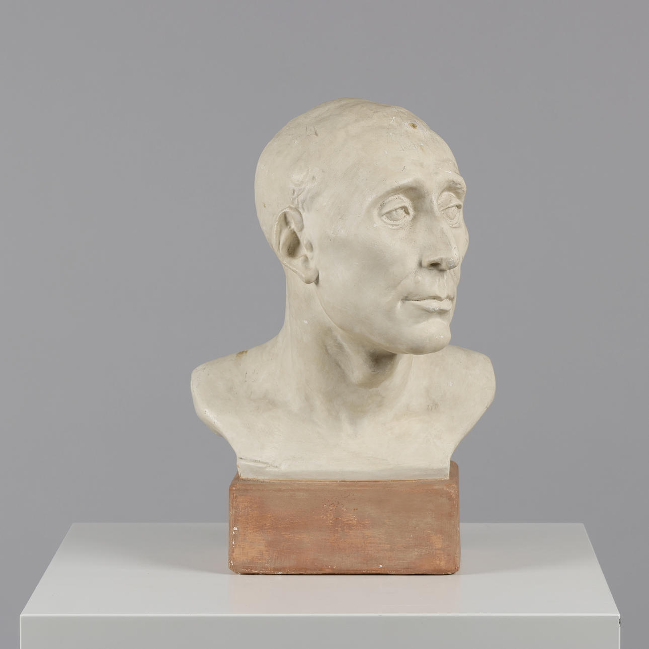 Gipsbuste af Niccolò da Uzzano efter Donatello.