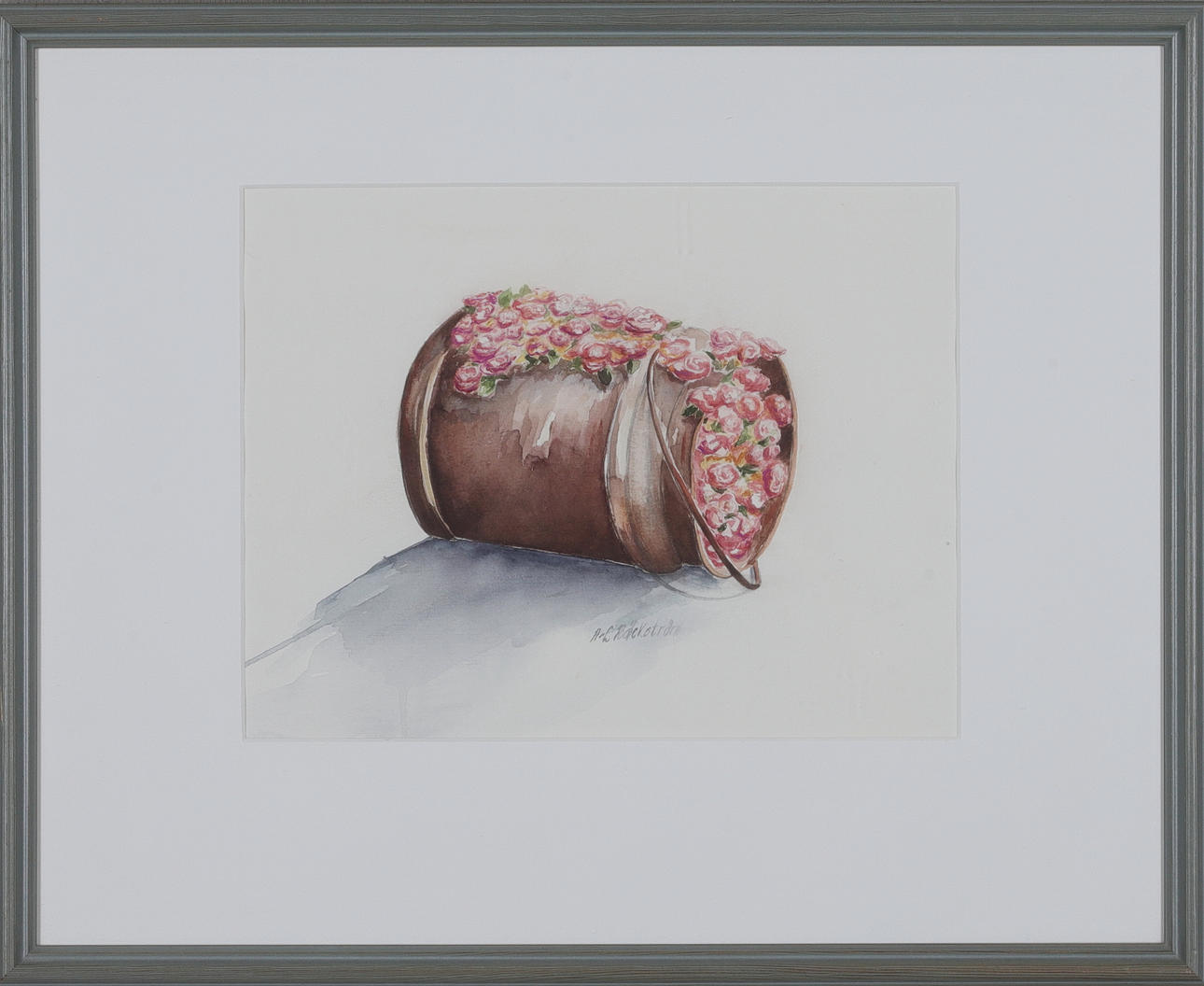 ANN-LOUISE BÄCKSTRÖM. watercolor, signed.