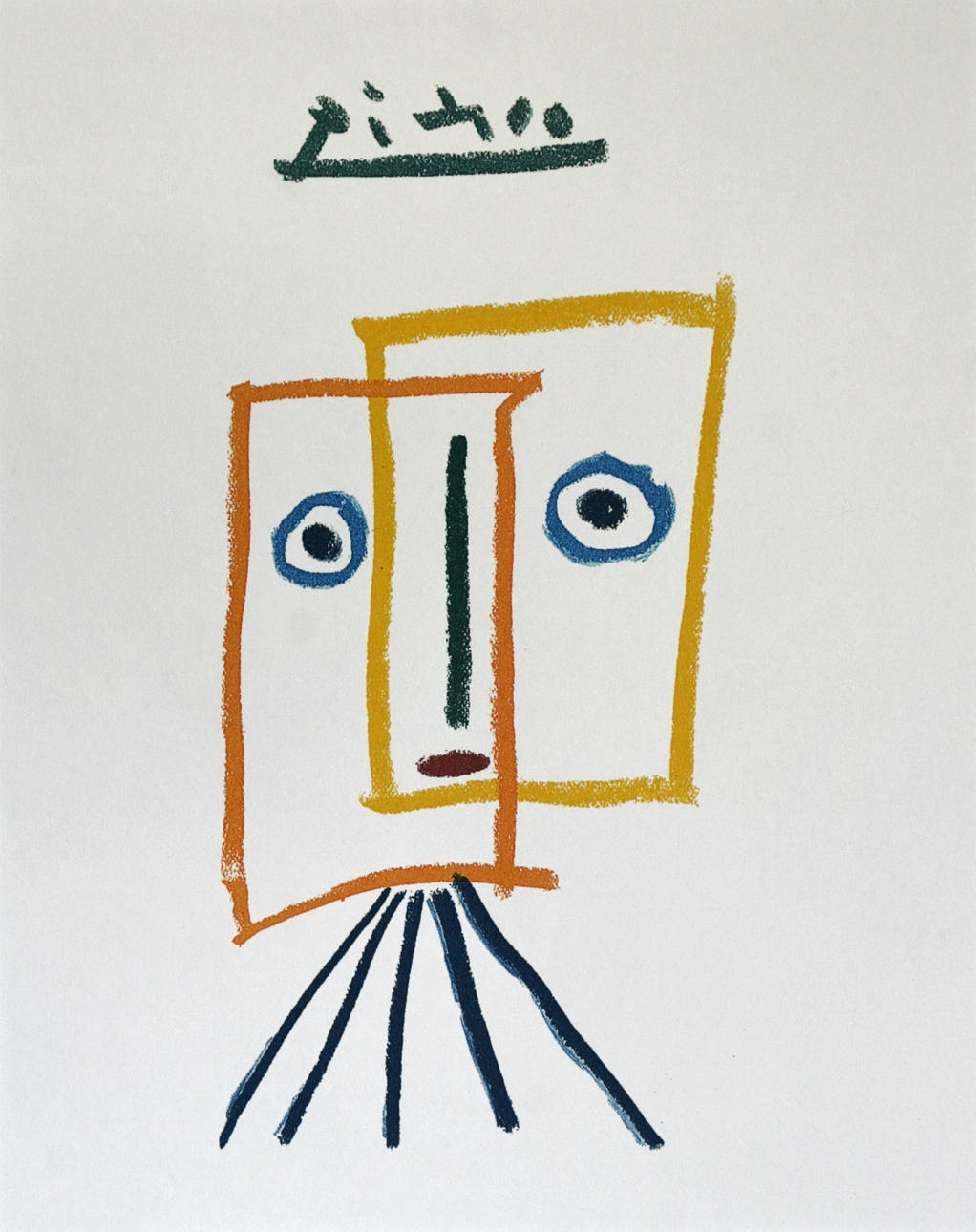 PICASSO, PABLO (1881 MALAGA - 1973 MOUGIN). "The Muse Terpsichore".