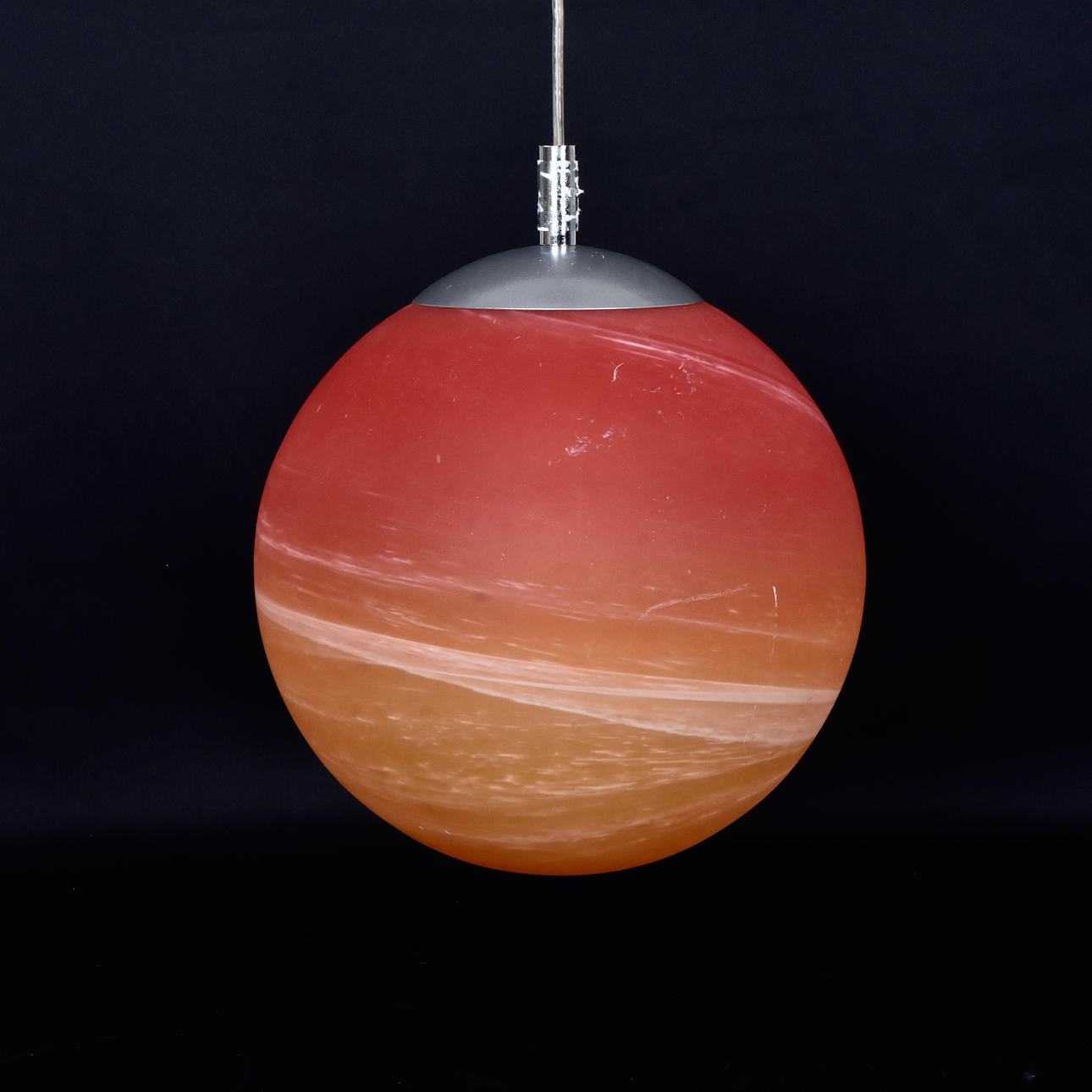 A glass ceiling lamp by Wofi Leuchten, Germany.