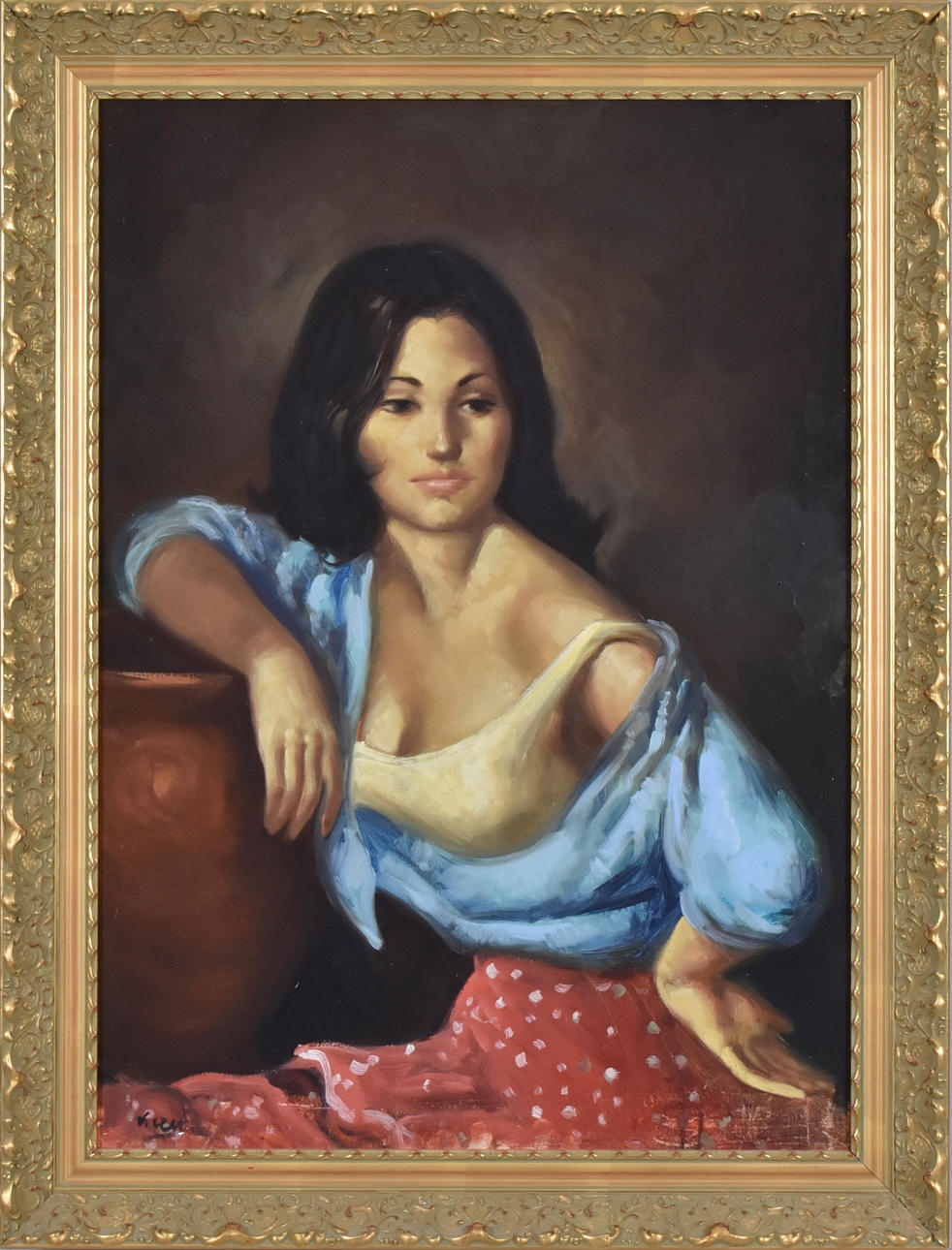 OIDENTIFIERAD KONSTNÄR. Oil on canvas.