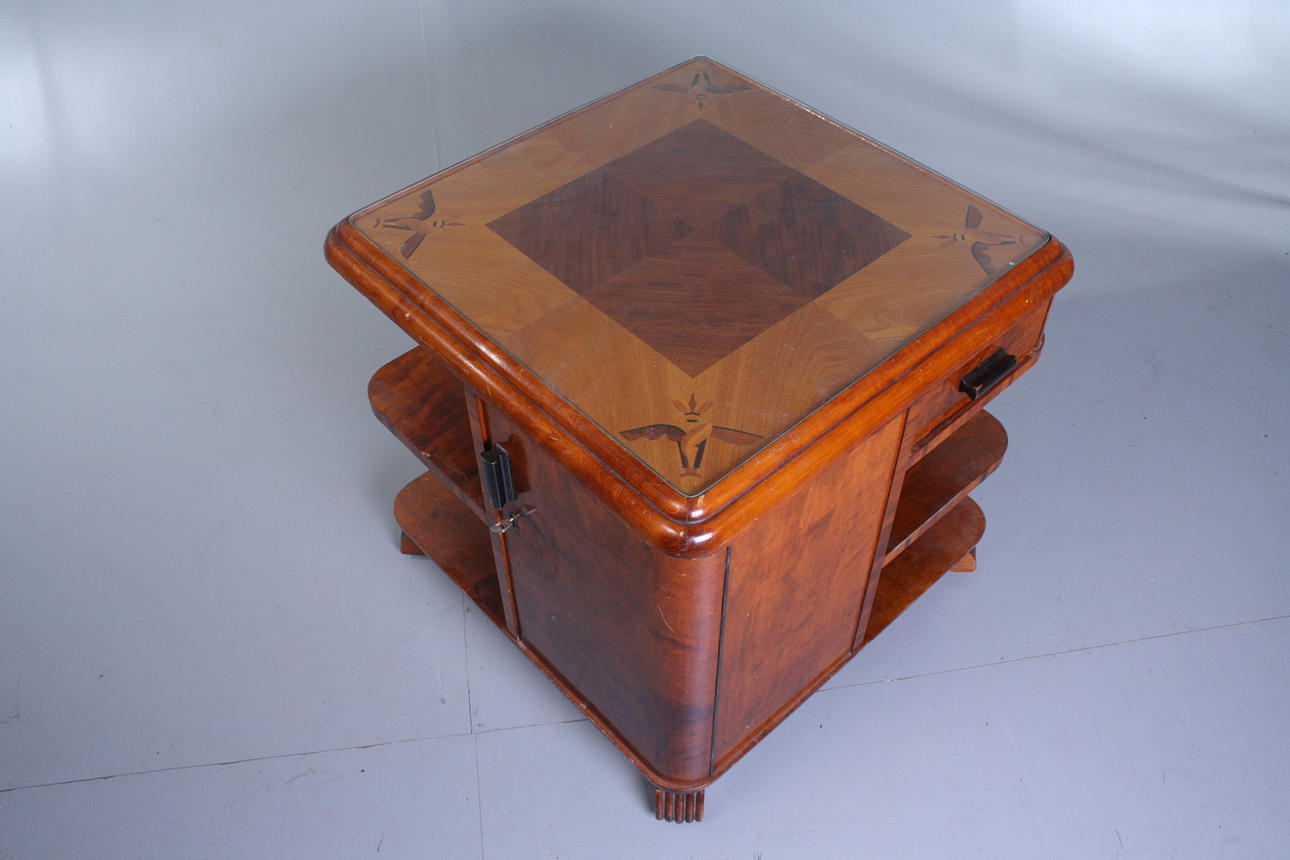 RÖKBORD, intarsia, Art Deco, 1920-tal.