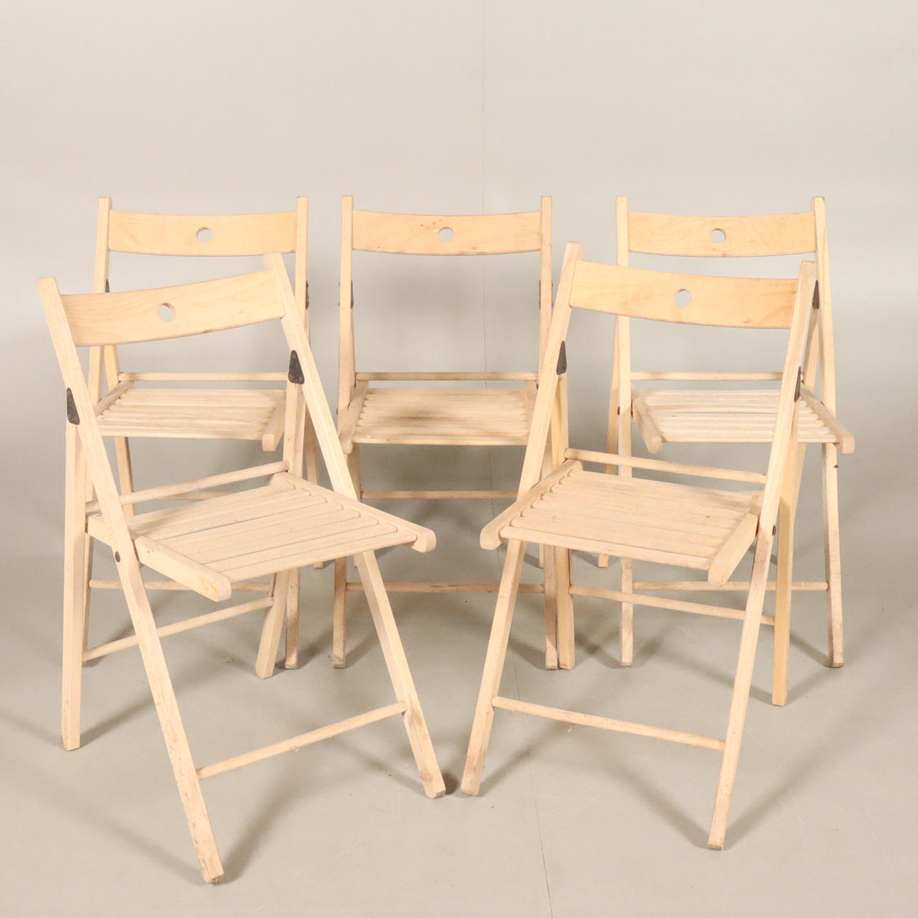 STOLAR 5 st , trä fällbara.