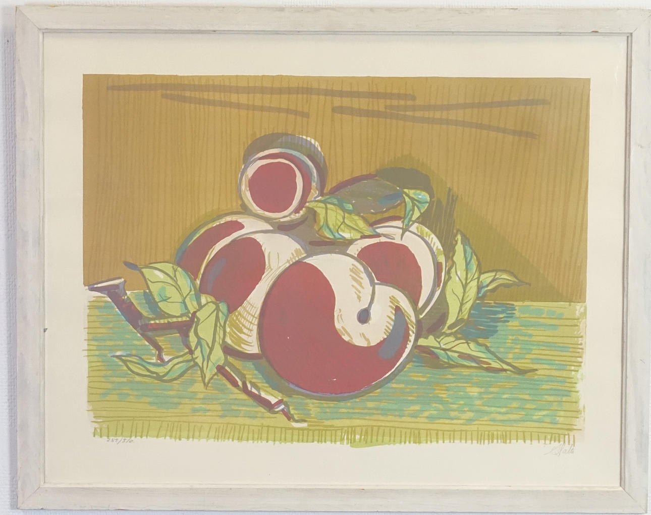 AXEL SALTO. Lithograph in colours, signed & numbered 289/310.