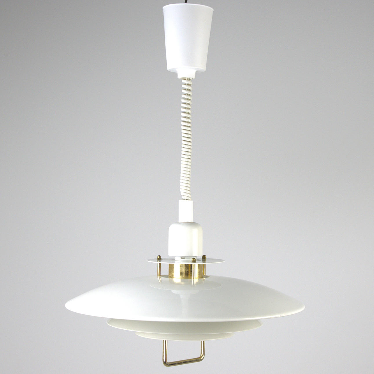 DECKENLEUCHTE, Weißmetall, Belid, zeitgenössisch.