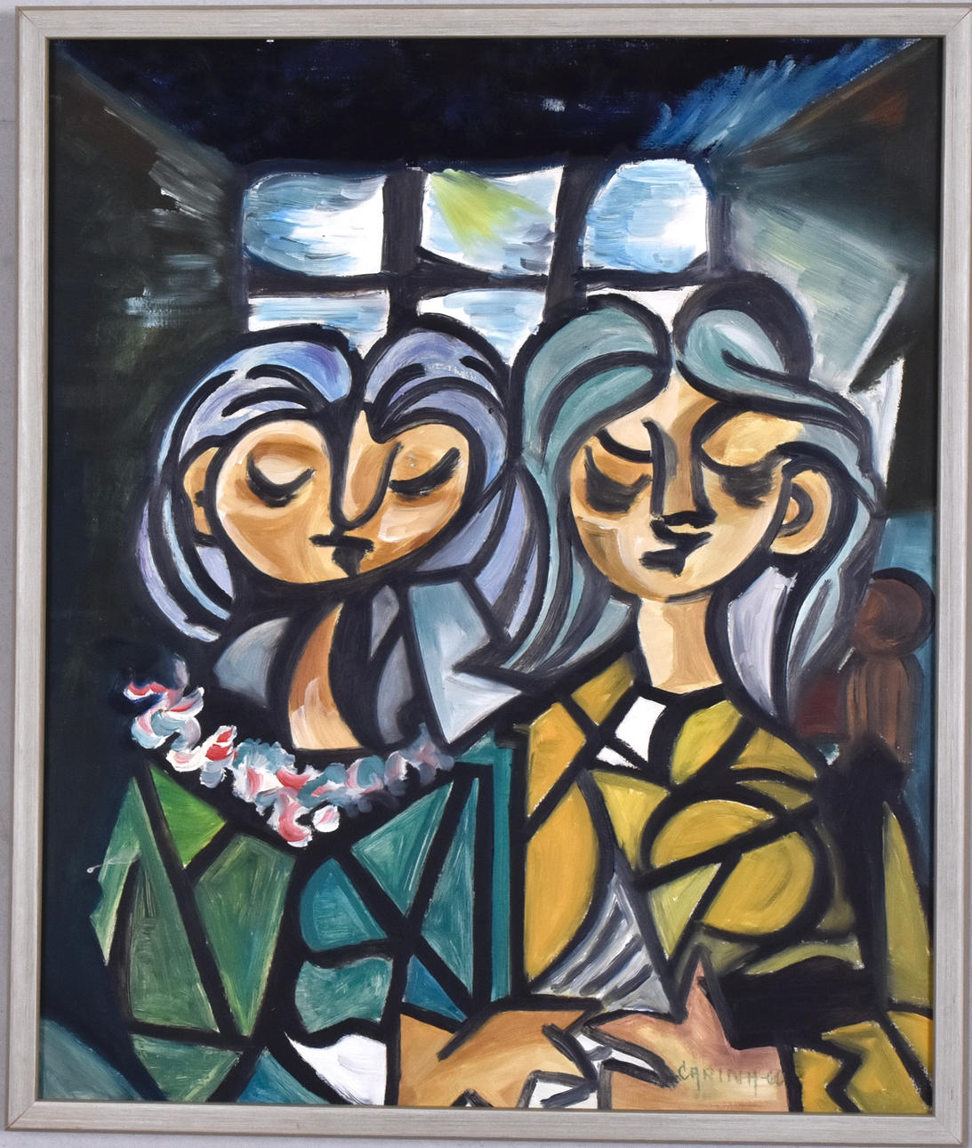 OIDENTIFIERAD KONSTNÄR. Oil on panel.