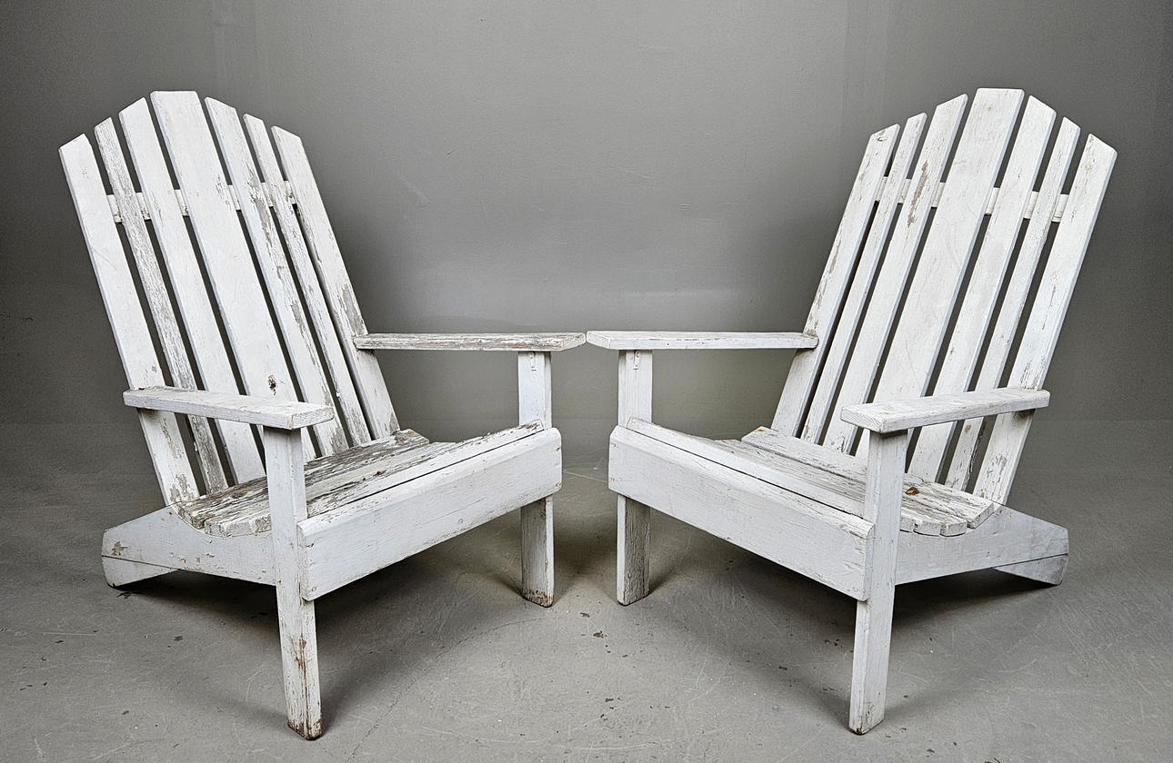 Puutarhan nojatuolit, 1900-luku.