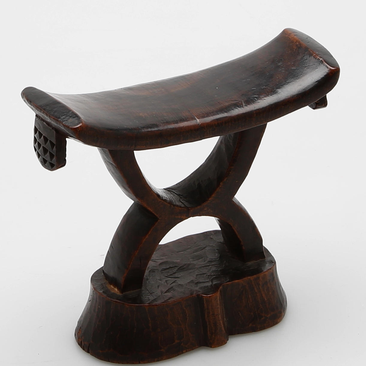 NACKSTÖD, trä, Tsonga-folket, Sydafrika eller Mocambique, omkring 1900.