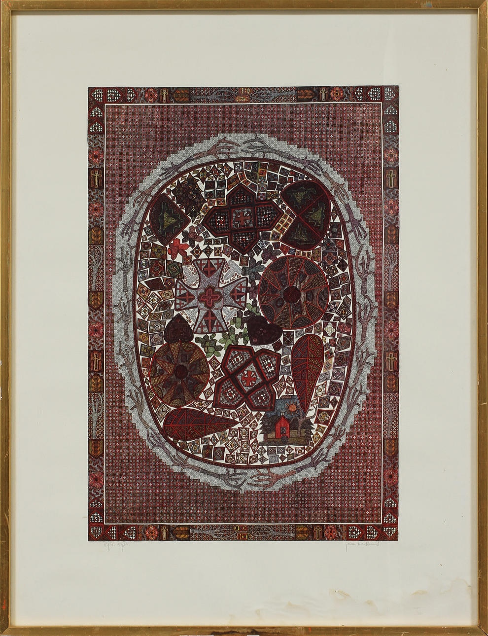 JOE HEDLUND. "Påsk". Offsetreproduktioner, 2 st, signerade.