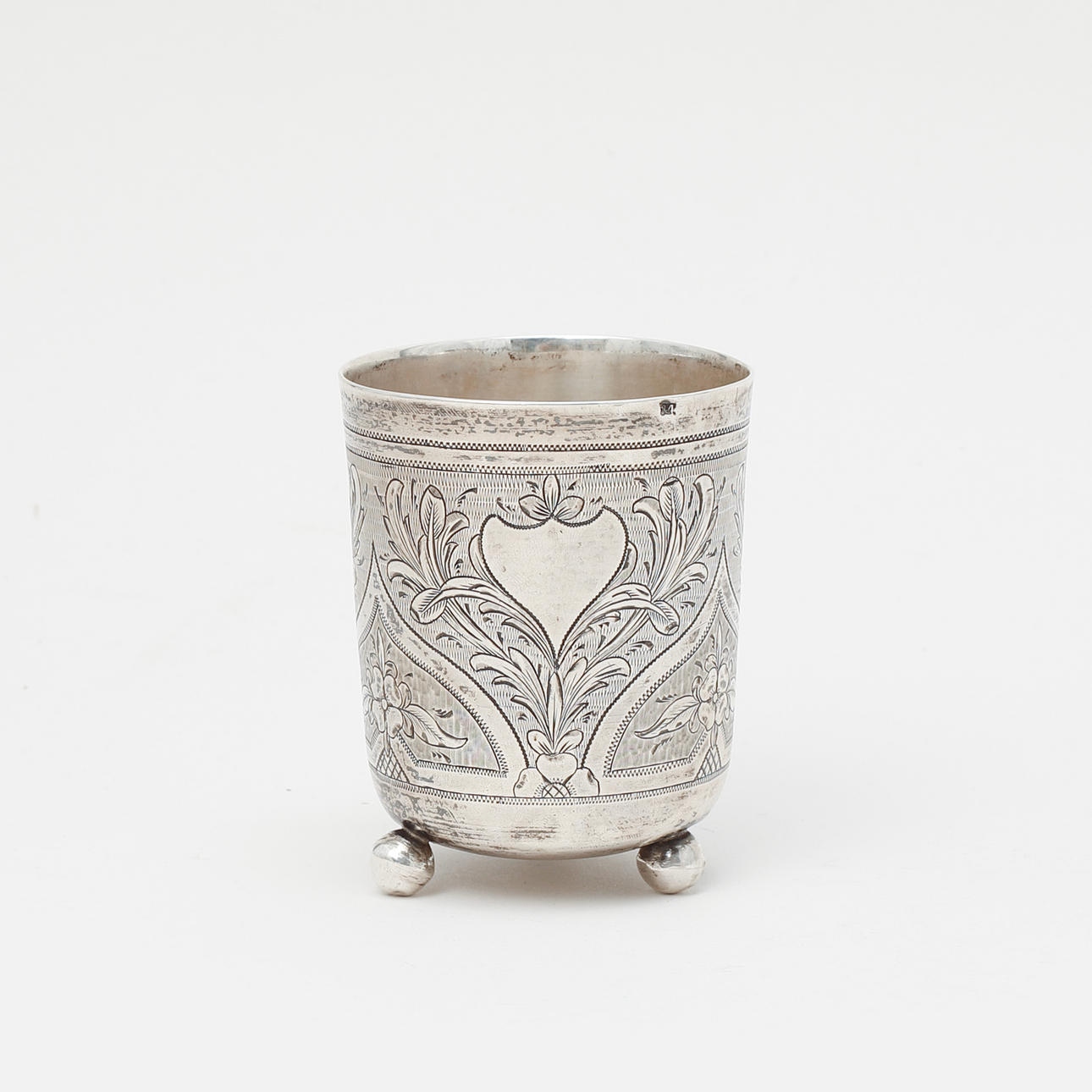 S.M. IKONNIKOV. Bägare, silver, Moskva, 1872.