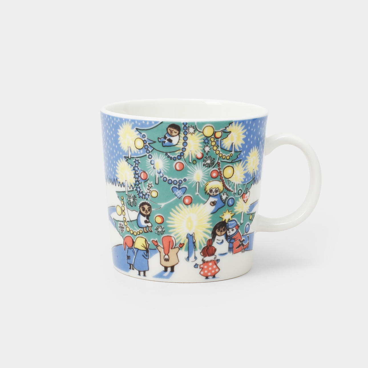 MUMINMUGG, "Julmugg", porslin, Arabia, Finland, 2004-05.