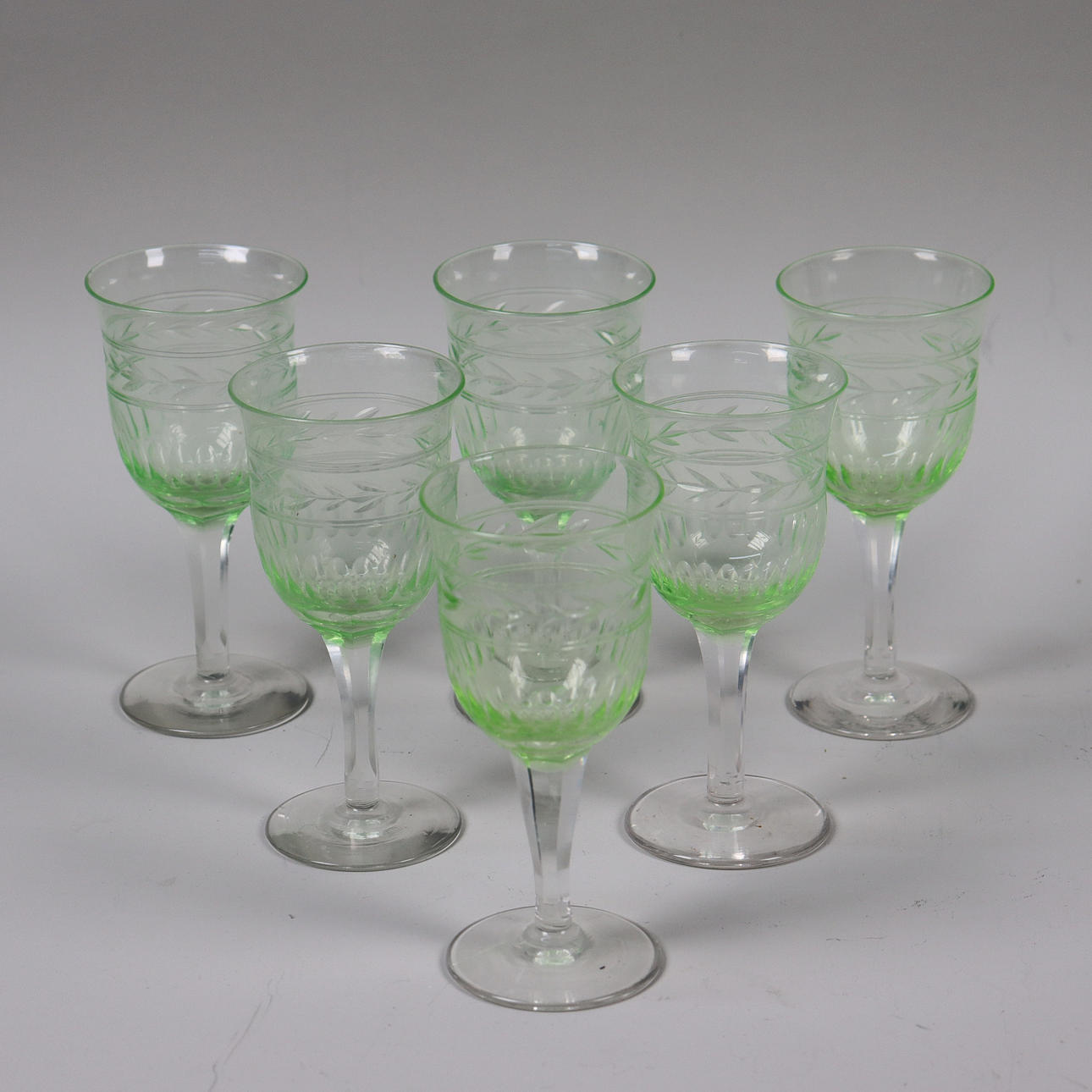 URANANGLAS, strong viscose glass, 6pcs.