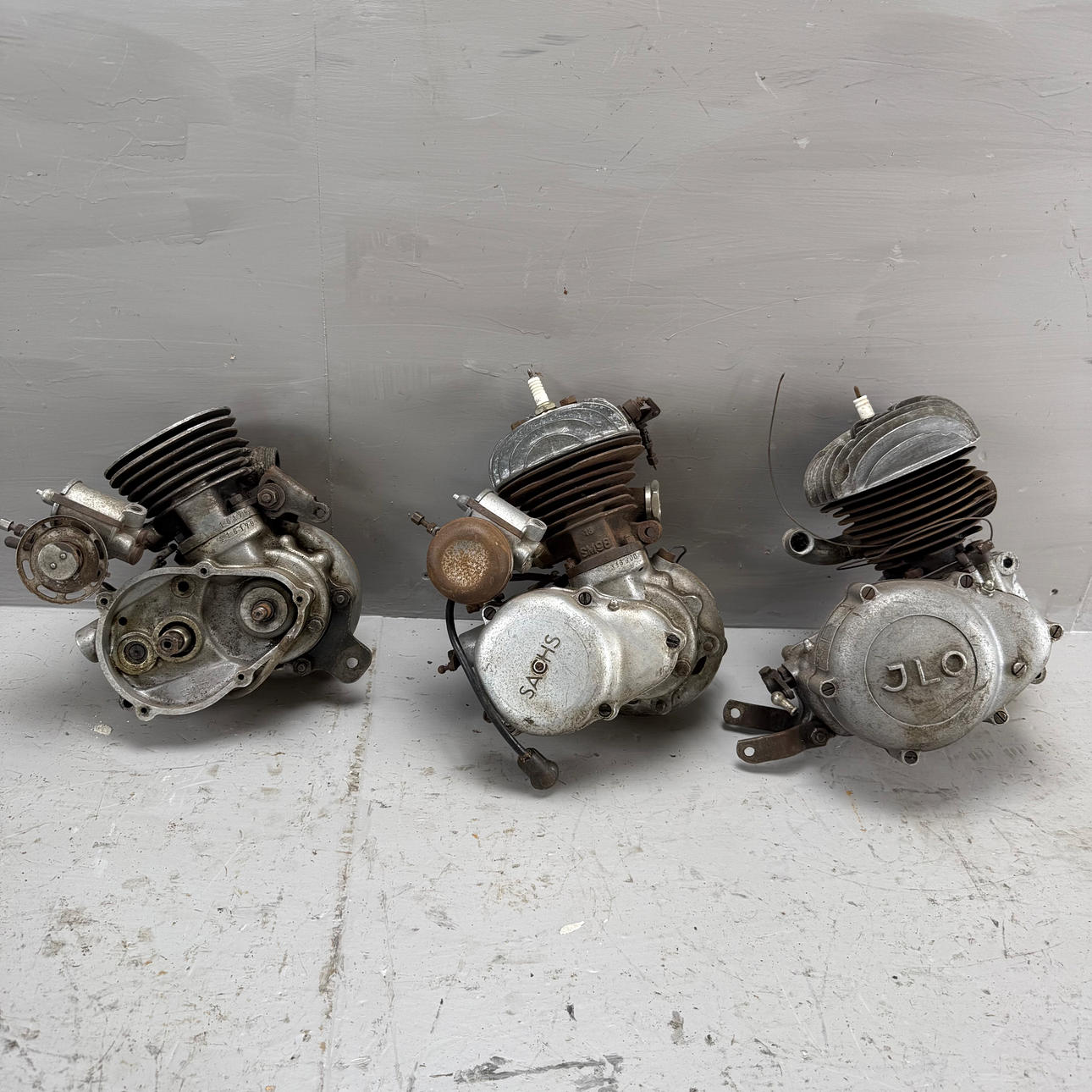 ILO/SACHS, 3 98cc engines, 1930s/40s, Germany.