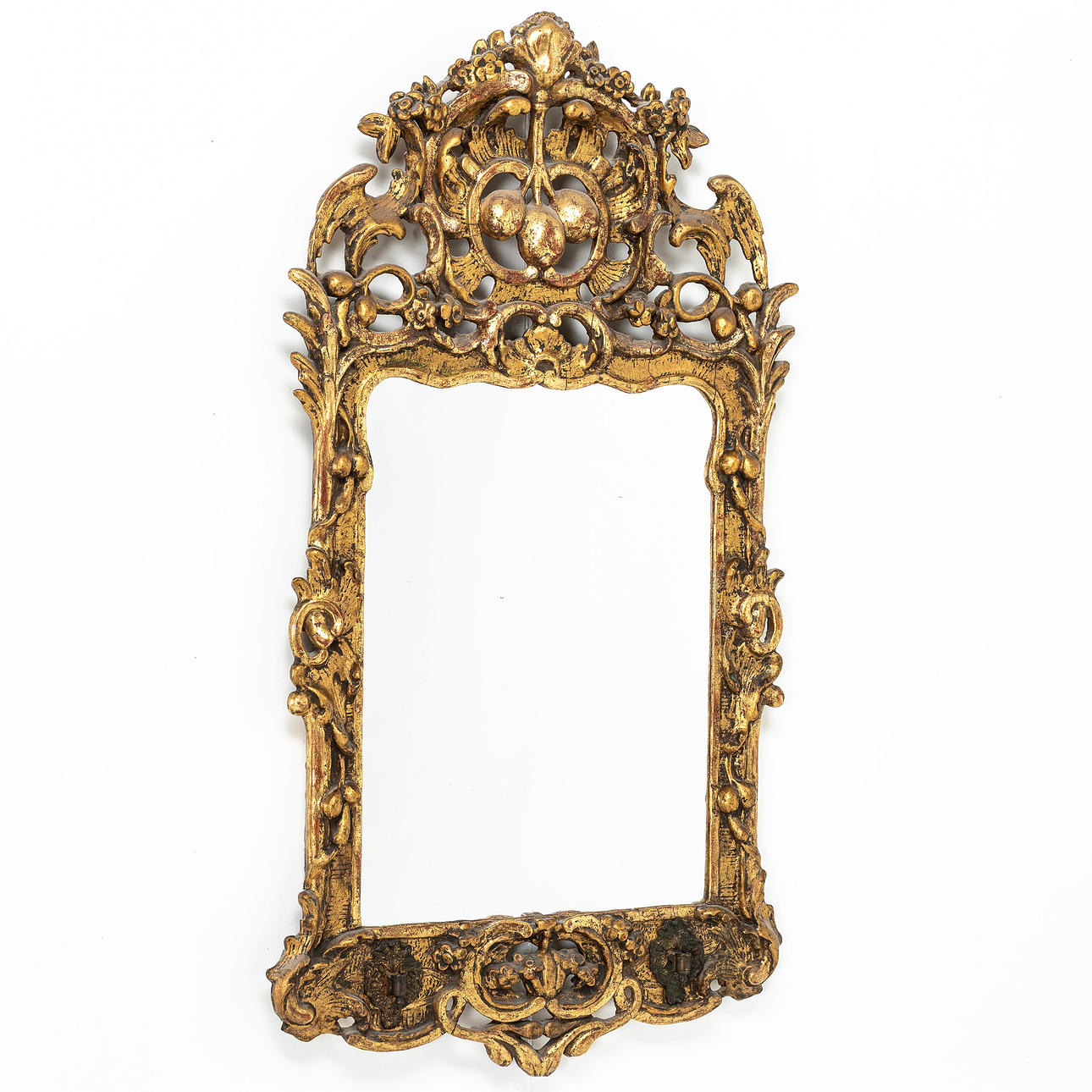 MIRROR, Rococo, cut decor 17/1800 - number.