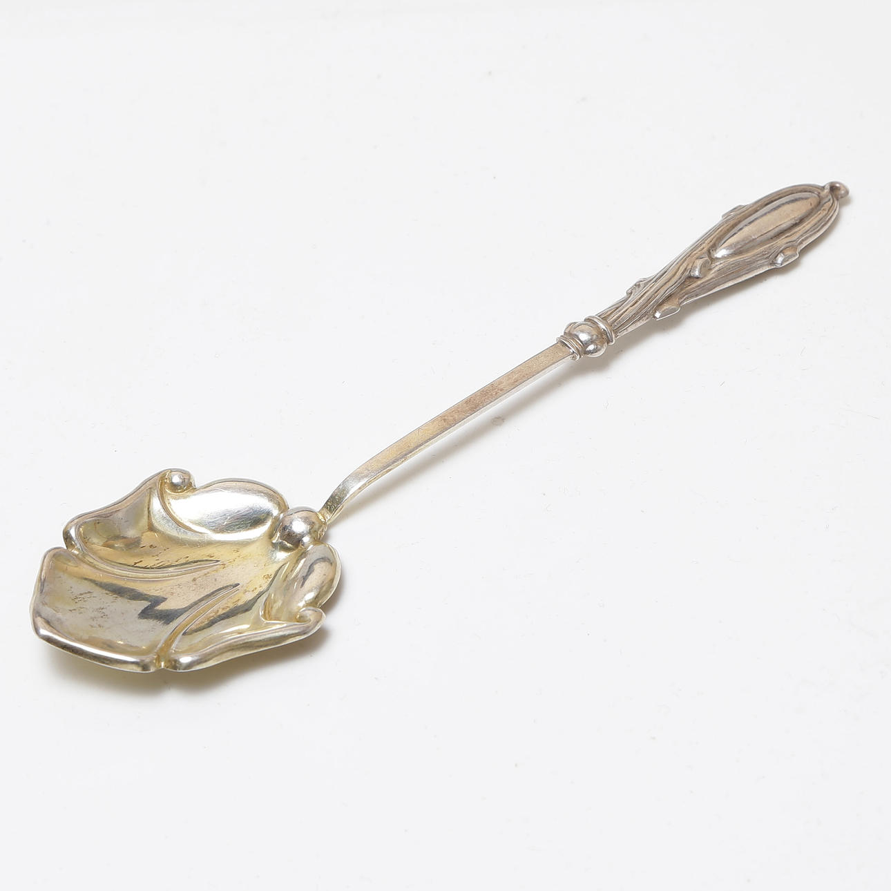 CARL FREDRIK JONSSÉN, A SILVER SUGAR SPOON, U5 (1874) UDDEVALLA.
