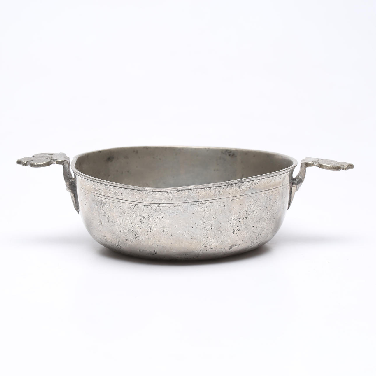 A Swedish pewter KÅSA, 18th century.