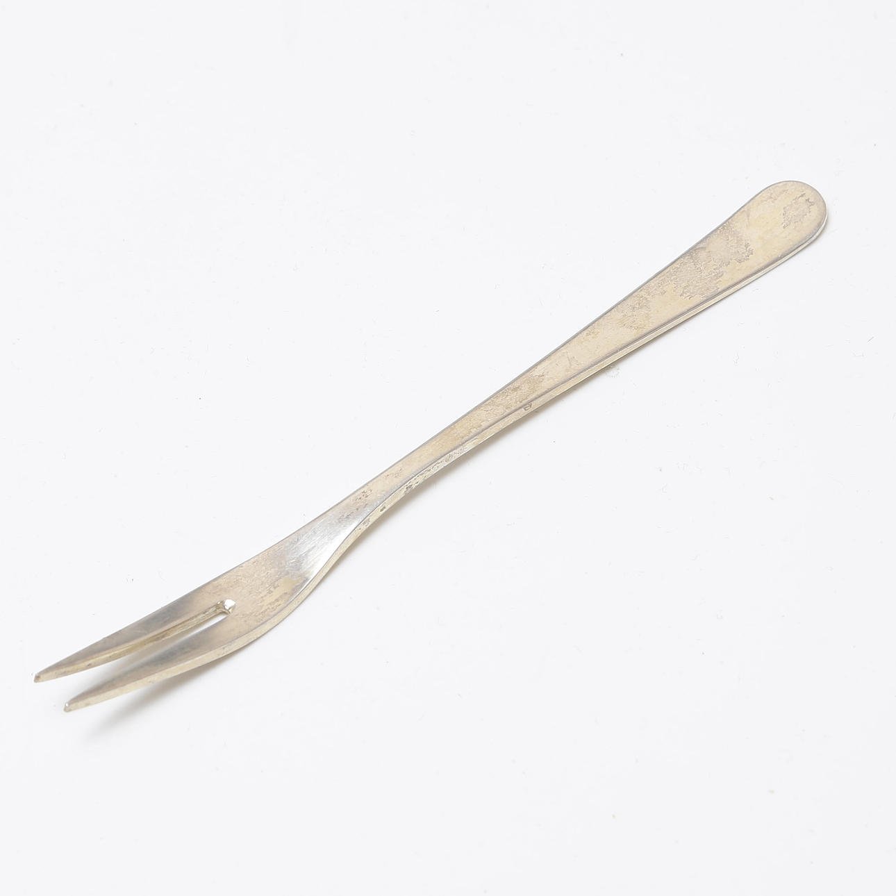 WIWEN NILSSON. DESSERT FORK, SILVER, 1965, LUND.