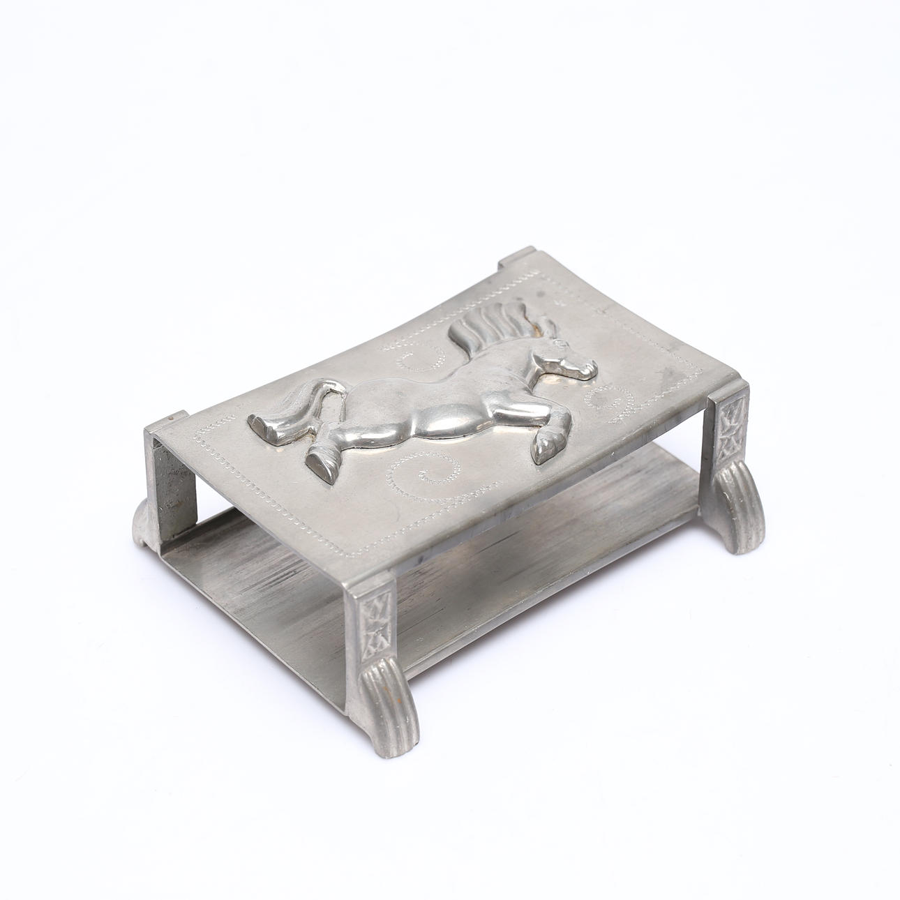 A Swedish tin matchbox, JLH, 1931.